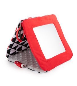 CANPOL BABIES KONTRASTNÍ ZÁVĚSNÉ ZRCADLO SENSORY - HRA NA BŘÍŠKU - PRO DĚTI