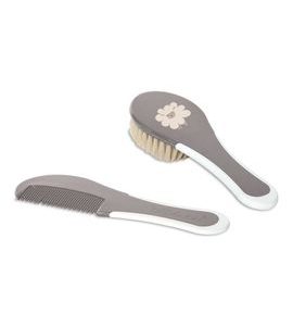 BEBE-JOU HŘEBEN A KARTÁČ S PŘÍRODNÍM VLASEM BÉBÉ-JOU FARM FRIENDS - HŘEBÍNKY A KARTÁČKY - KOUPÁNÍ A ZDRAVÍ