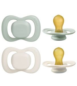 B.BOX DUDLÍKY Z PŘÍRODNÍHO KAUČUKU 6M+, 2KS - SAGE/VANILLA - ŠIDÍTKA A DOPLŇKY - KRMENÍ