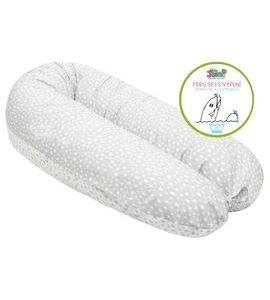 SCAMP KOJÍCÍ POLŠTÁŘ 155X30 (GREYWHITELITTLEBIGSTARS) - KOJÍCÍ POLŠTÁŘE - KRMENÍ