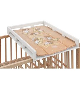 SCARLETT PŘEBALOVACÍ PULT OGY NA POSTÝLKU BÍLÝ S PŘEBALOVACÍ PODLOŽKOU GALAXY BÉŽOVÁ - PŘEBALOVACÍ PULTY - PŘEBALOVÁNÍ