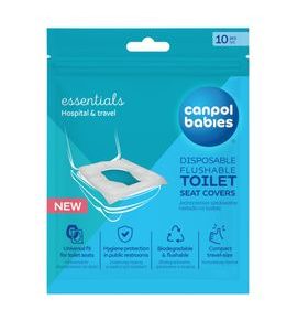 CANPOL BABIES HYGIENICKÉ JEDNORÁZOVÉ WC PODLOŽKY 10KS - JEDNORÁZOVÉ PODLOŽKY - PŘEBALOVÁNÍ