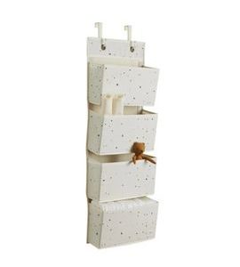 3 SPROUTS ZÁVĚSNÝ ORGANIZÉR RECYCLED TERRAZZO CREAM - DEKORACE A POLIČKY - SPINKÁNÍ