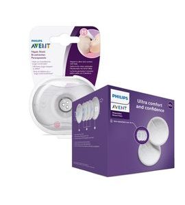 PHILIPS AVENT CHRÁNIČ BRADAVEK - MEDIUM 2 KS + STER.KRABIČKA + PRSNÍ VLOŽKY JEDNORÁZOVÉ 60 KS - CHRÁNIČE A TVAROVAČE BRADAVEK - PRE MAMIČKY