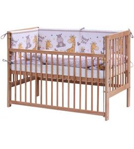 SCARLETT POSTÝLKA 120X60CM S KOMPLETNÍ VÝBAVOU SCARLETT NEBULA BÉŽOVÁ - DŘEVĚNÉ POSTÝLKY - SPINKÁNÍ