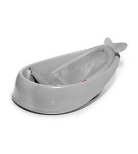 SKIP HOP VANIČKA S ERGONOMICKOU PODLOŽKOU MOBY 3 FÁZOVÁ ŠEDÁ - VANIČKY PLASTOVÉ - KOUPÁNÍ A ZDRAVÍ
