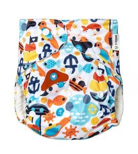 T-TOMI KAPSOVÁ PLENA (TYP AIO) - PATENTKY SAILOR - BODY NA LÁTKOVÉ PLENKOVÁNÍ - PŘEBALOVÁNÍ