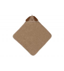 JOLLEIN OSUŠKA S KAPUCÍ FROTÉ 75X75CM PEJSEK DIEGO - OSUŠKY A DĚTSKÉ ŽUPANY - KOUPÁNÍ A ZDRAVÍ