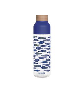 QUOKKA PLASTOVÁ LÁHEV ICE SEA FISH 840 ML - SPORTOVNÍ LAHVE - KRMENÍ