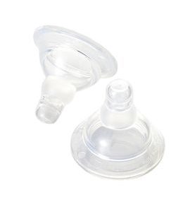 MII™ FEEDING "FLUTTER FLEX FAST FLOW SILICONE NIPPLES" - SAVIČKA RYCHLÝ PRŮTOK SILIKON 2KS (6-9M) - PAPÁNÍ - ZA HUBIČKU