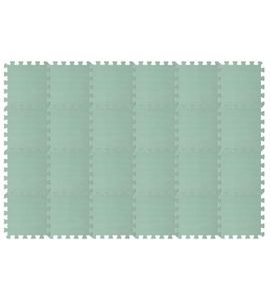 RIALTO BABY HRACÍ PODLOŽKA PUZZLE LIGHT GREEN 180X120CM - HRACÍ PODLOŽKY NA ZEM - SPINKÁNÍ