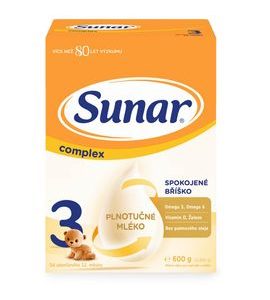 SUNAR COMPLEX 3 MLÉKO BATOLECÍ 600G - KOJENECKÁ MLÉKA - KRMENÍ