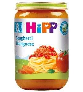 HIPP BIO BOLOŇSKÉ ŠPAGETY - EXPIRACE 30.4.2026 - MASO/ZELENINA - KRMENÍ