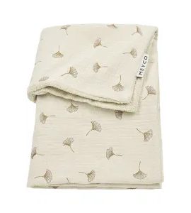 MEYCO MUŠELÍNOVÁ PŘIKRÝVKA GINKGO 75X100 - SOFT SAND - DĚTSKÉ DEKY PRO MIMINKA - SPINKÁNÍ