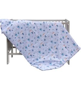 SCARLETT SOUPRAVA DO POSTÝLKY 2-DÍLNÁ LETI MODRÁ 135X100CM - POVLEČENÍ DO POSTÝLKY - SPINKÁNÍ