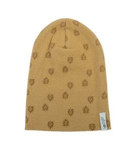 LODGER BEANIE PRINT RIB HONEY 1 - 2 ROKY - ČEPIČKY A KLOBOUČKY - PRO DĚTI