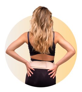 CARRIWELL TĚHOTENSKÝ NASTAVITELNÝ PODPŮRNÝ PÁS PŘES BŘÍŠKO - BÍLÝ - BŘIŠNÍ PÁSY - PRO MAMINKY