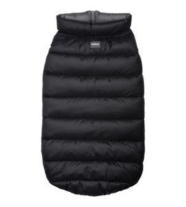 RED DINGO PUFFER JACKET – ČERNÁ / ŠEDÁ VELIKOST BUNDY 55 CM - KOMBINÉZY A BUNDY PRO PSY - CHOVATELSKÉ POTŘEBY MALVÍKZOO