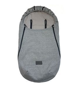 BAVLNĚNÝ FUSAK PINKIE SHINE GREY-LEHKÝ - FUSAKY DO KOČÁRKU - KOČÁRKY A PŘÍSLUŠENSTVÍ