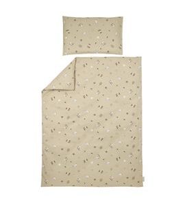 MEYCO POVLEČENÍ 100X135 - FOREST ANIMALS SAND - POVLEČENÍ DO POSTÝLKY - SPINKÁNÍ