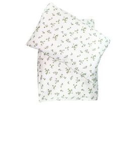 ENIE BABY POVLEČENÍ 100X135 CM A 40X60 CM GREEN - POVLEČENÍ DO POSTÝLKY - SPINKÁNÍ