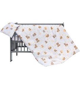 SCARLETT POVLEČENÍ DO POSTÝLKY 2DÍLNÉ LILA 100 X 135 CM BÉŽOVÁ - POVLEČENÍ DO POSTÝLKY - SPINKÁNÍ