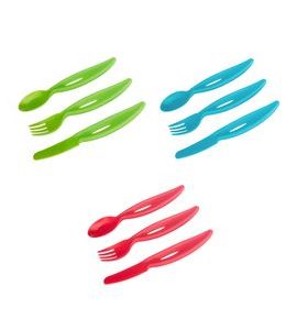 CANPOL BABIES PLASTOVÝ PŘÍBOR 3KS I LOVE MUMMY/DADDY - LŽIČKY A PŘÍBORY - KRMENÍ