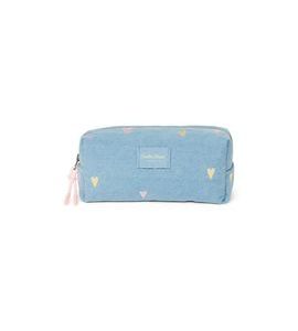 STUDIO NOOS DENIM POUCH - KABELKA | HEARTS LIGHT BLUE HEARTS - DOPLŇKY - PRO MAMINKY