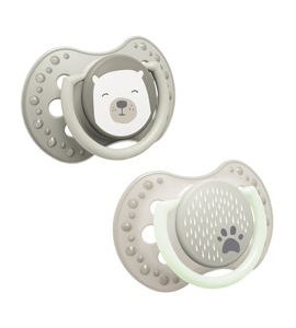 LOVI DUDLÍK SVÍTÍCÍ SILIKONOVÝ DYNAMICKÝ BUDDY BEAR 0-6M 2KS - ŠIDÍTKA A DOPLŇKY - KRMENÍ