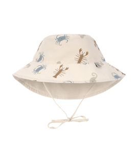 LÄSSIG SPLASH SUN PROTECTION BUCKET HAT SEA ANIMALS MILKY 3-6M - ČEPIČKY A KLOBOUČKY - PRO DĚTI