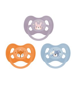 CANPOL BABIES DUDLÍK KAUČUKOVÝ TŘEŠINKA 6-18M CUTE ANIMALS 1KS - ŠIDÍTKA A DOPLŇKY - KRMENÍ