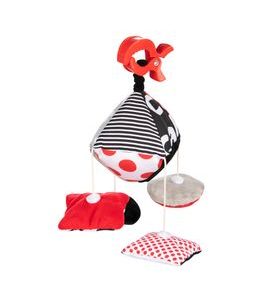 CANPOL BABIES KONTRASTNÍ ZÁVĚSNÁ HRAČKA S KLIPEM SENSORY - HRAČKY K ZAVĚŠENÍ - PRO DĚTI