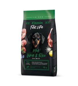 FITMIN FOR LIFE MINI LAMB & RICE KRMIVO PRO PSY HMOTNOST: 12 KG - GRANULE PRO PSY - CHOVATELSKÉ POTŘEBY MALVÍKZOO