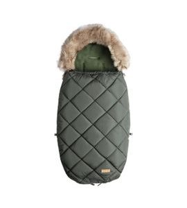 BEZTROSKA FUSAK S KOŽEŠINOU 110CM, OLIVE (6-36M)/L - FUSAKY DO KOČÁRKU - KOČÁRKY A PŘÍSLUŠENSTVÍ