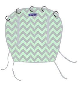 DOOKY CLONA REVERSIBLE MINT/GREY CHEVRON - STŘÍŠKY A STÍNÍTKA - AUTOSEDAČKY A PŘÍSLUŠENSTVÍ