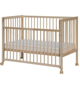 SCARLETT DĚTSKÁ POSTÝLKA SCARLETT DOMINIK - ECO PŘÍRODNÍ (BOROVICE) - STAHOVACÍ BOČNICE - 120 X 60 CM - DŘEVĚNÉ POSTÝLKY - SPINKÁNÍ