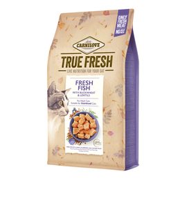 CARNILOVE TRUE FRESH CAT FISH - GRANULE PRO KOČKY - CHOVATELSKÉ POTŘEBY MALVÍKZOO