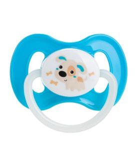 CANPOL BABIES DUDLÍK KAUČUKOVÝ TŘEŠINKA BUNNY&COMPANY 6-18M 1KS MODRÝ - ŠIDÍTKA A DOPLŇKY - KRMENÍ