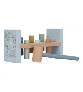 LITTLE DUTCH ZATLOUKAČKA DŘEVĚNÁ FOREST FRIENDS - MOTORICKÉ A HRY - PRO DĚTI