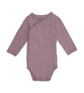LODGER ROMPER LS SOLID ROSE 50 - BODY - PRO DĚTI