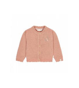 LITTLE DUTCH KARDIGAN PLETENÝ DEEP PINK VEL. 86 - KABÁTKY, MIKINKY - PRO DĚTI