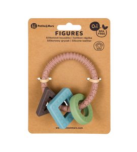 PETITE&MARS KOUSÁTKO SILIKONOVÉ FIGURES VELVET LATTE 0M+ - KOUSÁTKA - PRO DĚTI