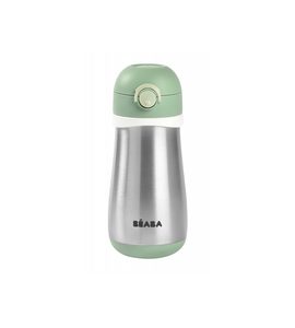 BEABA HRNEK TERMOIZOLAČNÍ NEREZ 350ML SAGE GREEN - TERMOOBALY A TERMOSKY - KRMENÍ