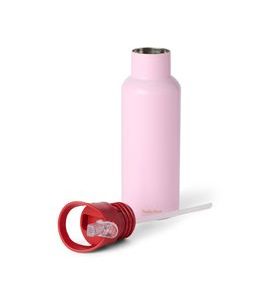 STUDIO NOOS NEREZOVÁ LÁHEV NA NÁPOJ MEDIUM 500ML L JEMNÁ RŮŽOVÁ - TERMOOBALY A TERMOSKY - KRMENÍ