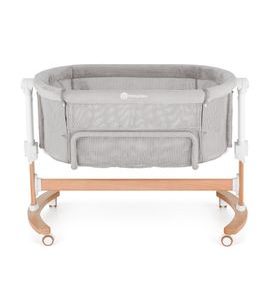 PETITE&MARS POSTÝLKA DĚTSKÁ POLOHOVATELNÁ S FUNKCÍ KOLÉBKY GLORY 2V1 MOCHA BEIGE - KOŠÍKY A KOLÉBKY - SPINKÁNÍ