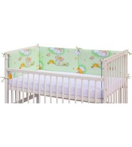 SCARLETT MANTINEL DO POSTÝLKY 4DÍLNÝ - SCARLETT MRÁČEK - 180 X 30 CM - ZELENÝ - MANTINELY - SPINKÁNÍ