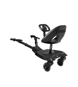 KIKKABOO STUPÁTKO KE KOČÁRKU SE SEDÁTKEM ALLY XL BLACK - STUPÁTKA ZA KOČÁREK - KOČÁRKY A PŘÍSLUŠENSTVÍ