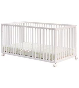 SCARLETT DĚTSKÁ POSTÝLKA KOMBI S VYNDAVACÍMI PŘÍČKAMI BUK BÍLÁ 140X70CM - DŘEVĚNÉ POSTÝLKY - SPINKÁNÍ