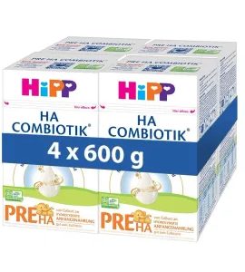 HIPP 4X POČÁTEČNÍ KOJENECKÁ VÝŽIVA HIPP HA 1 COMBIOTIK 600G - KOJENECKÁ MLÉKA - KRMENÍ