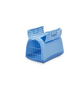IMAC Přepravka pro kočky a psy - plastová - modrá - D 50 x Š 32 x V 34,5 cm